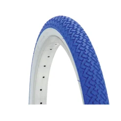 Pneu BRN 20x1.75 Blanc-Bleu PL36BB pour BMX - Haute Performance et Durabilité