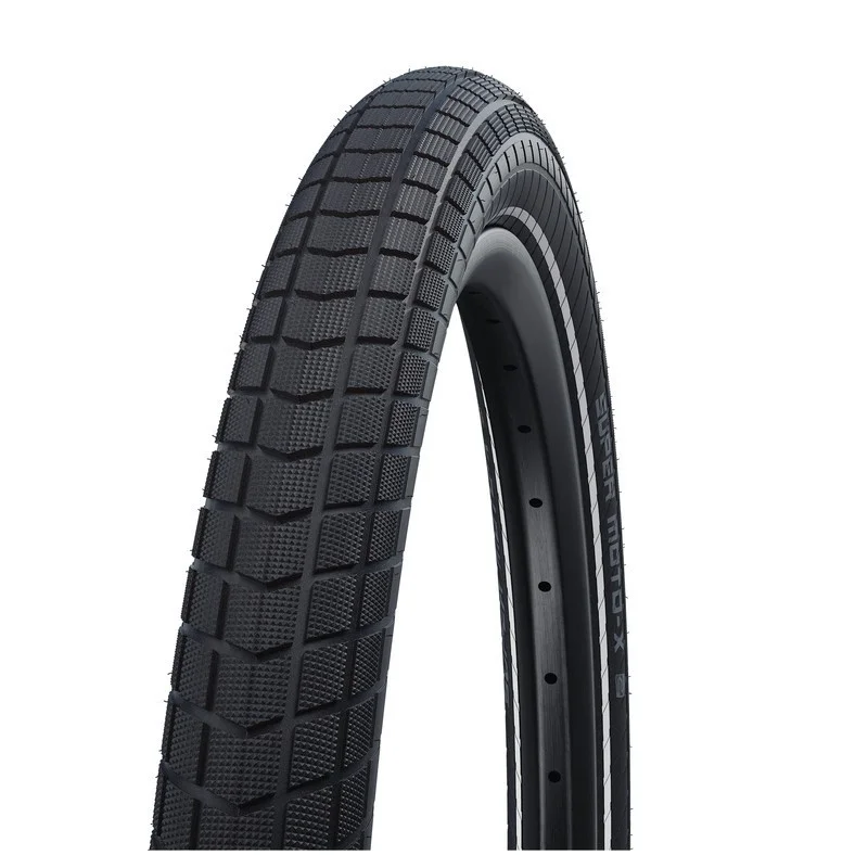 Pneu SCHAWLBE Super Moto-X 27.5 X 2.80" 70-584 Noir - Pneu Urbain Haute Performance 3 Pneu SCHAWLBE Super Moto-X 27.5 X 2.80" 70-584 Noir - Pneu Urbain Haute Performance