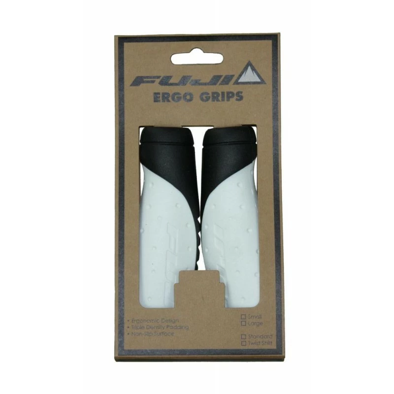 Poignées Fuji Ergonomiques 120mm Noires/Blanches - Confort et Style Urbain 3 Poignées Fuji Ergonomiques 120mm Noires/Blanches - Confort et Style Urbain