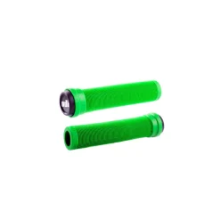 Poignées ODI Longneck Flangeless Vertes - Poignées de Guidon Fixie Vertes sans Flasque