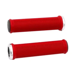 Poignées ODI Sensus X Lite Lock-On 2.1 143mm Rouge - Poignées Vélo Urbain Ergonomiques