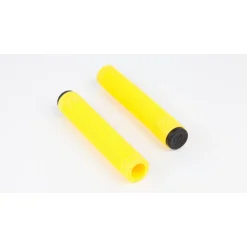 Poignées S&M Hoder BTM 160mm Jaune Fluo - Poignées de Guidon pour Fixie - Confort et Style