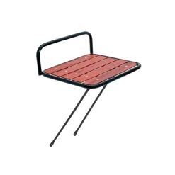 PORTE-PAQUET BRN AV BOIS POR68N - Paniers Urbains en Bois pour Vélo