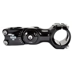 Potence UNO Réglable D31.8 L95 A0/60° Alu Noire - Périphériques/Potences/Urbain -France Accessoires Vélo Soldes Boutique potence uno reglable 318 l85 1pouce polie 2