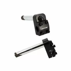 Generique Potence ZOOM Ø22.2 1" 35mm à Plongeur Noire - Compatible BMX et Fourches FLAT