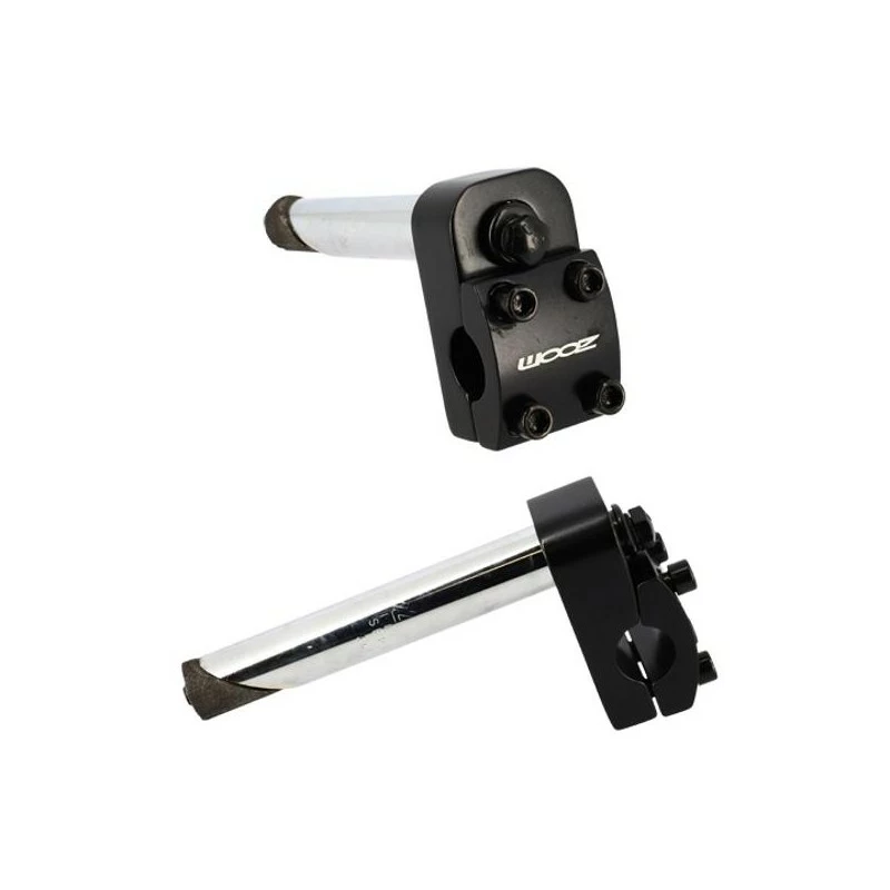 Generique Potence ZOOM Ø22.2 1" 35mm à Plongeur Noire - Compatible BMX et Fourches FLAT 3 Generique Potence ZOOM Ø22.2 1" 35mm à Plongeur Noire - Compatible BMX et Fourches FLAT