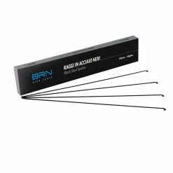 Rayon BRN Acier 13G X 288 Mm Noir - L'unité | Rayons pour Roues Urbaines