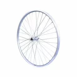 ROUE Avant VELOX 28" Polie - Roue de Vélo Urbain Haute Performance