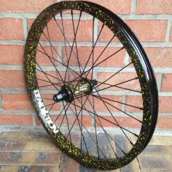 Roue Complète BMX Demolition Parts ROUE CUSTOM DEMO AV BLACK JACKET - Haute Performance