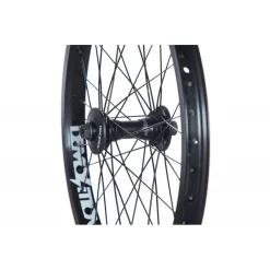 Roue BMX Complète DEMOLITION Whistler Avant Noire - Roues Complètes pour BMX -France Accessoires Vélo Soldes Boutique roue demolition whistler avant noire 1 3