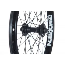 Roue BMX Complète DEMOLITION Whistler Avant Noire - Roues Complètes pour BMX -France Accessoires Vélo Soldes Boutique roue demolition whistler avant noire 1 4