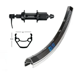 ROUE EXAL ARR 28x1.75 7v CASSETTE 36T Axe Traversant - Roue Urbaine Performante