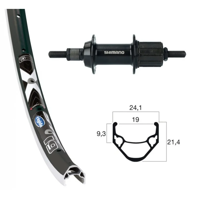 ROUE SHIMANO AR K7 28x1.1.75 7v Ecrous - Roue Arrière Urbaine Durable 3 ROUE SHIMANO AR K7 28x1.1.75 7v Ecrous - Roue Arrière Urbaine Durable