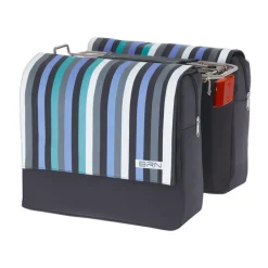 SACOCHES DOUBLE BRN TRENDY CORDURA BLU BO60RB - Paniers Urbains Résistants