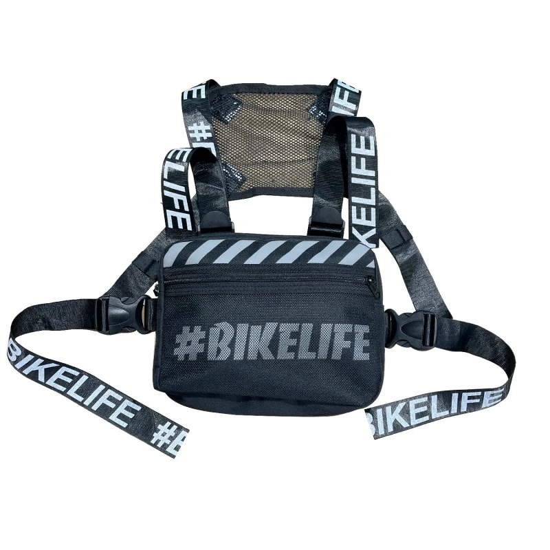 Sacoche BIKELIFE Chest Rig Noire - Sacoche de Poitrine Polyvalente pour Cyclistes 3 Sacoche BIKELIFE Chest Rig Noire - Sacoche de Poitrine Polyvalente pour Cyclistes