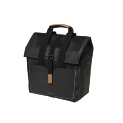 Sacoche BASIL AR Simple 'Urban Dry Shopper' 20L Noir Mat - Sacoche Urbaine Polyvalente