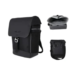 SACOCHE XLC EXTRA LÉGÈRE NOIRE BA-M02 - Sacoche Urbaine Polyvalente