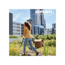Sacoches BASIL Double City 28-32L Bonbon - Sacoches Urbaines Polyvalentes -France Accessoires Vélo Soldes Boutique sacoches basil double city 28 32l bonbon 2