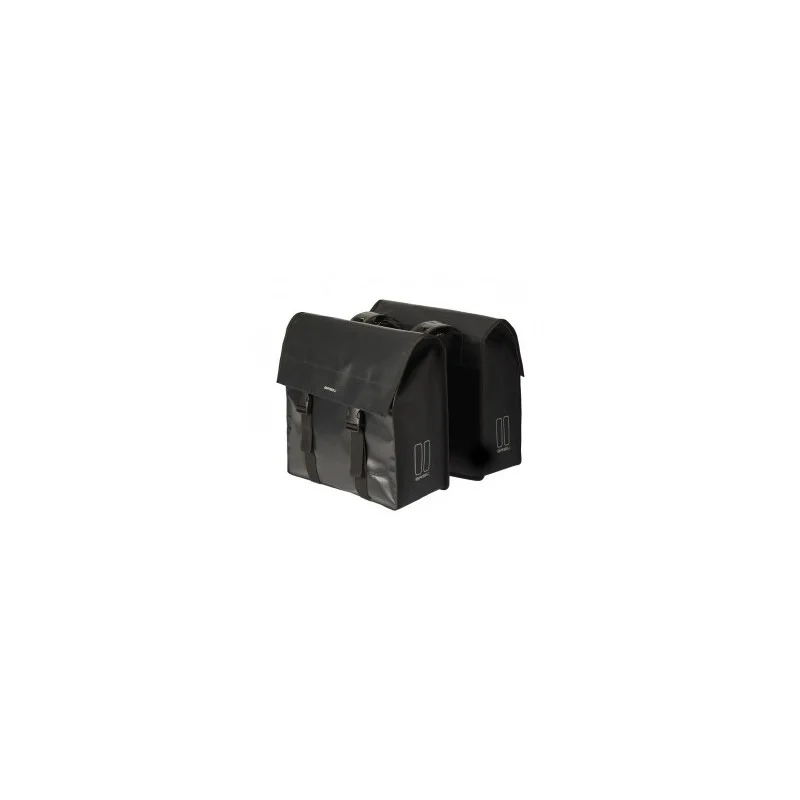 SACOCHES Double BASIL Urban Load Imperméable Noir 48-53L BK - Sacoche Urbaine Étanche 3 SACOCHES Double BASIL Urban Load Imperméable Noir 48-53L BK - Sacoche Urbaine Étanche