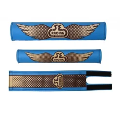 SE BIKES Padset Wing Bleu - Ensemble de Pads pour Vélos BIKELIFE