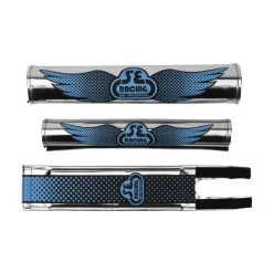 SE BIKES Padset Wing Chromé - Ensemble de Pads pour Vélos BIKELIFE