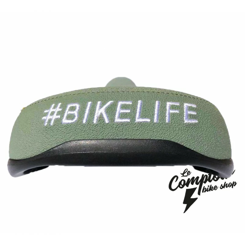 Selle BIKELIFE Grippie Vert Olive - Confort et Style pour Cyclistes 6 Selle BIKELIFE Grippie Vert Olive - Confort et Style pour Cyclistes – Image 4