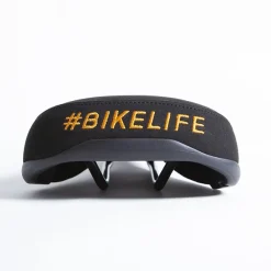 Selle BIKELIFE Noire Logo Orange - Confort et Style pour Cyclistes 8 Selle BIKELIFE Noire Logo Orange - Confort et Style pour Cyclistes -France Accessoires Vélo Soldes Boutique selle bikelife noire logo orange 2