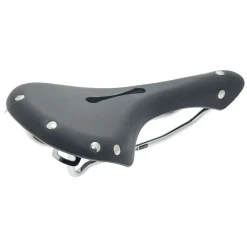 Selle BRN Vintage Grise - Selle Urbaine Confortable et Élégante