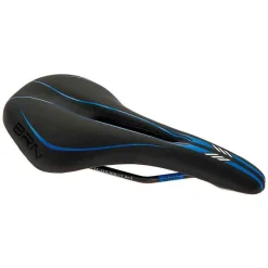Selle BRN X-Force Noir Bleu - Confort et Performance pour Vélo Fixie