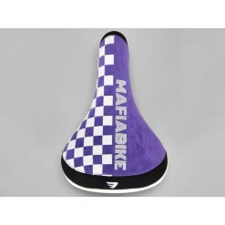 MAFIA BIKES Selle Mafia Bike Checkerboard Violette - Vélo Urbain Style BIKELIFE