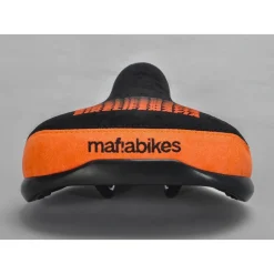 MAFIA BIKES Selle Mafia Bike Fade Noire-Orange - Selle de Vélo Haut de Gamme -France Accessoires Vélo Soldes Boutique selle mafia bike fade noire orange 3