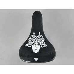 MAFIA BIKES Selle Mafia Bike Medusa Noire - Selle de Vélo Élégante et Confortable