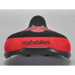 MAFIA BIKES Selle Mafia Bike Medusa Rouge - Selle de Vélo Haut de Gamme pour Bikélife -France Accessoires Vélo Soldes Boutique selle mafia bike medusa rouge 4
