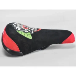 MAFIA BIKES Selle Mafia Bike No Limits Patch Noire-Rouge - Selle de Vélo Haut de Gamme -France Accessoires Vélo Soldes Boutique selle mafia bike no limits patch noire rouge 2