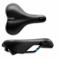 Generique Selle SPORTOURER Max FLX Gel Lady Noire - Selle Confort Urbaine pour Femme