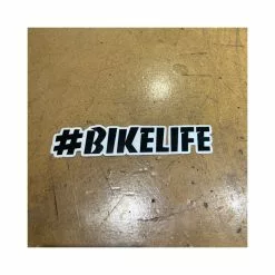 Sticker BIKELIFE Liseré Blanc - Personnalisation Motoculture
