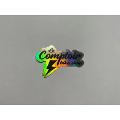 BIKELIFE Sticker Holographique LECOMPTOIRBIKESHOP - Personnalisation Moto - Taille Moyenne
