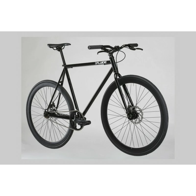 Vélo Fixie FLUIDE AM-PM Disk Noir - Taille 55 | Vélo Urbain Élégant et Performant 4 Vélo Fixie FLUIDE AM-PM Disk Noir - Taille 55 | Vélo Urbain Élégant et Performant – Image 2
