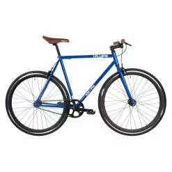 Vélo Fixie FLUIDE AM-PM Bleu - Taille 55 | Vélo Urbain Léger et Polyvalent