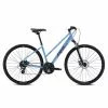 Vélo Fuji Traverse 1.5 ST 17" Denim Bleu 2022 - Vélo Urbain Confortable et Polyvalent -France Accessoires Vélo Soldes Boutique velo prima cafe deluxe 17 bu adventure