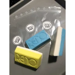 Cire BMX RENO Jaune/Blanc - Améliorez vos performances avec la cire RENO